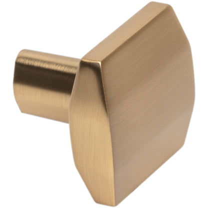 ELEMENTS 641SBZ William 1-1/4" Length Square Knob - Satin Bronze