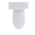 TOTO CST784EF#01 Eco Clayton Two-Piece Elongated 1.28 GPF Universal Height Toilet , Cotton White