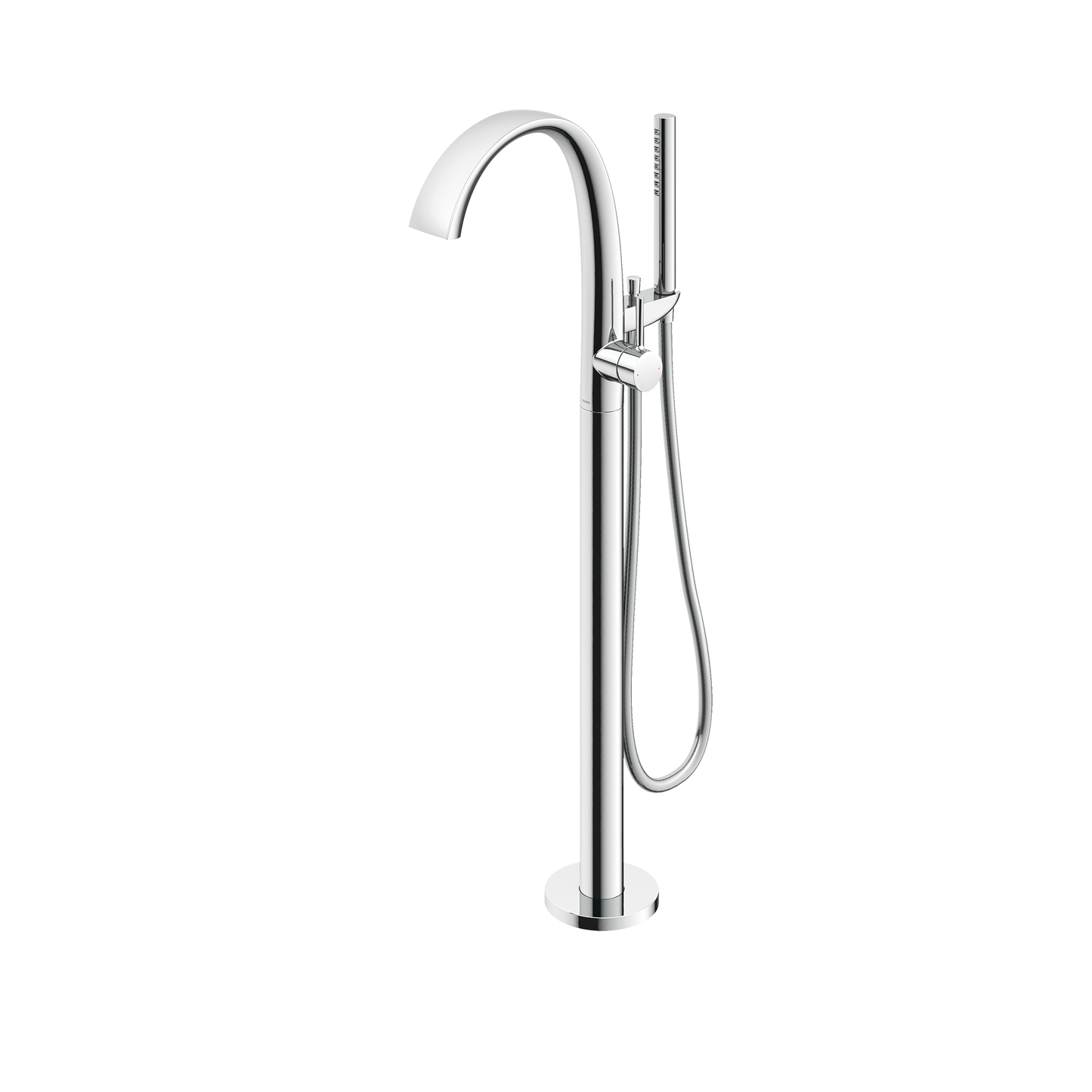 TOTO TBP01301U#CP ZN Single-Handle Freestanding Tub Filler Faucet with 1.75 GPM Handshower , Polished Chrome