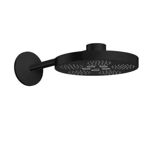 AXOR 48481671 ONE Showerhead 280 2-Jet with Showerarm Trim, 2.5 GPM - Matte Black