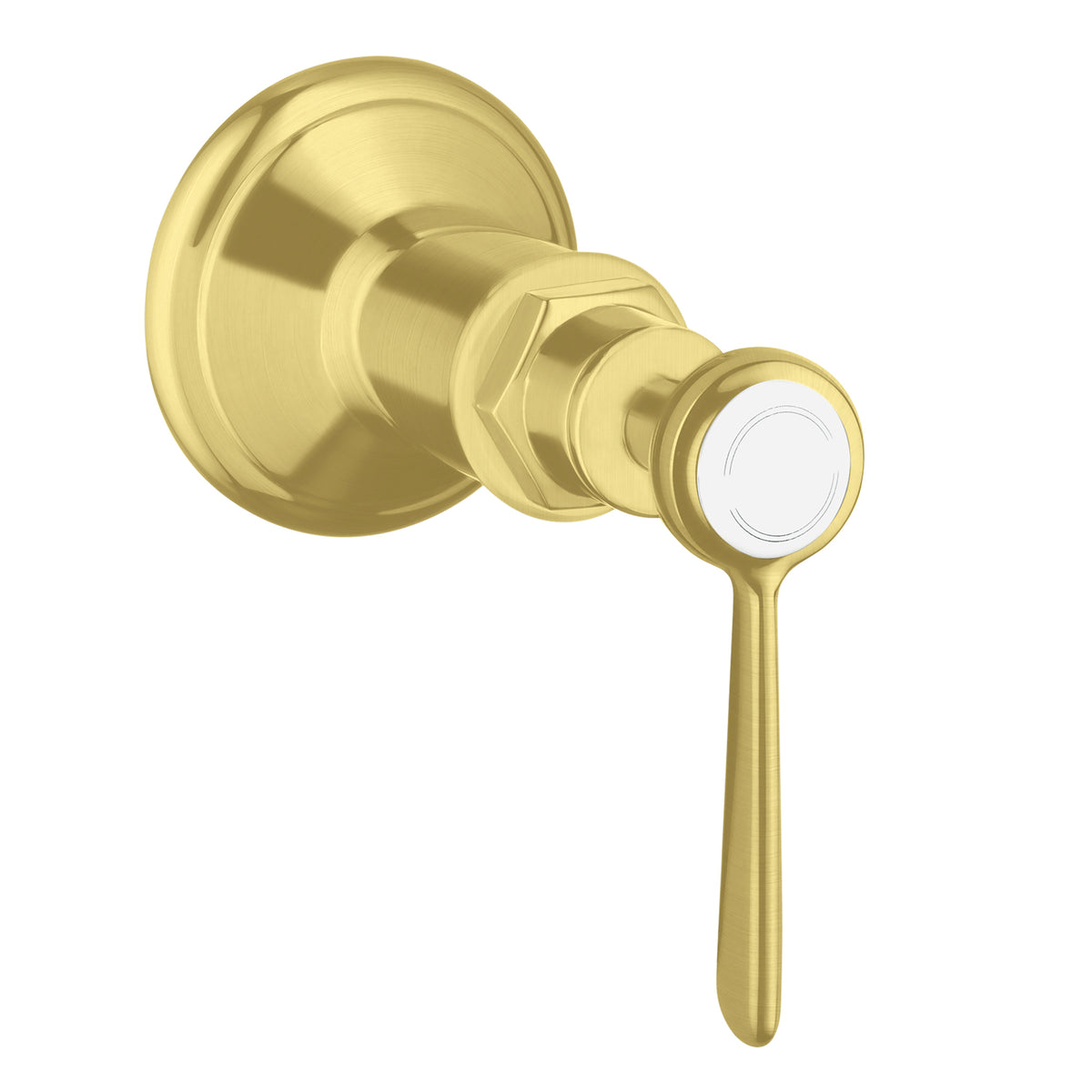 AXOR 16872251 Montreux Volume Control Trim with Lever Handle - Brushed Gold Optic