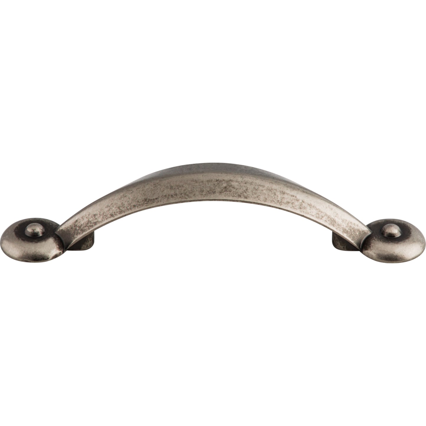 TOP KNOBS M1732 Angle 3" Center to Center Bar Pull - Pewter Antique