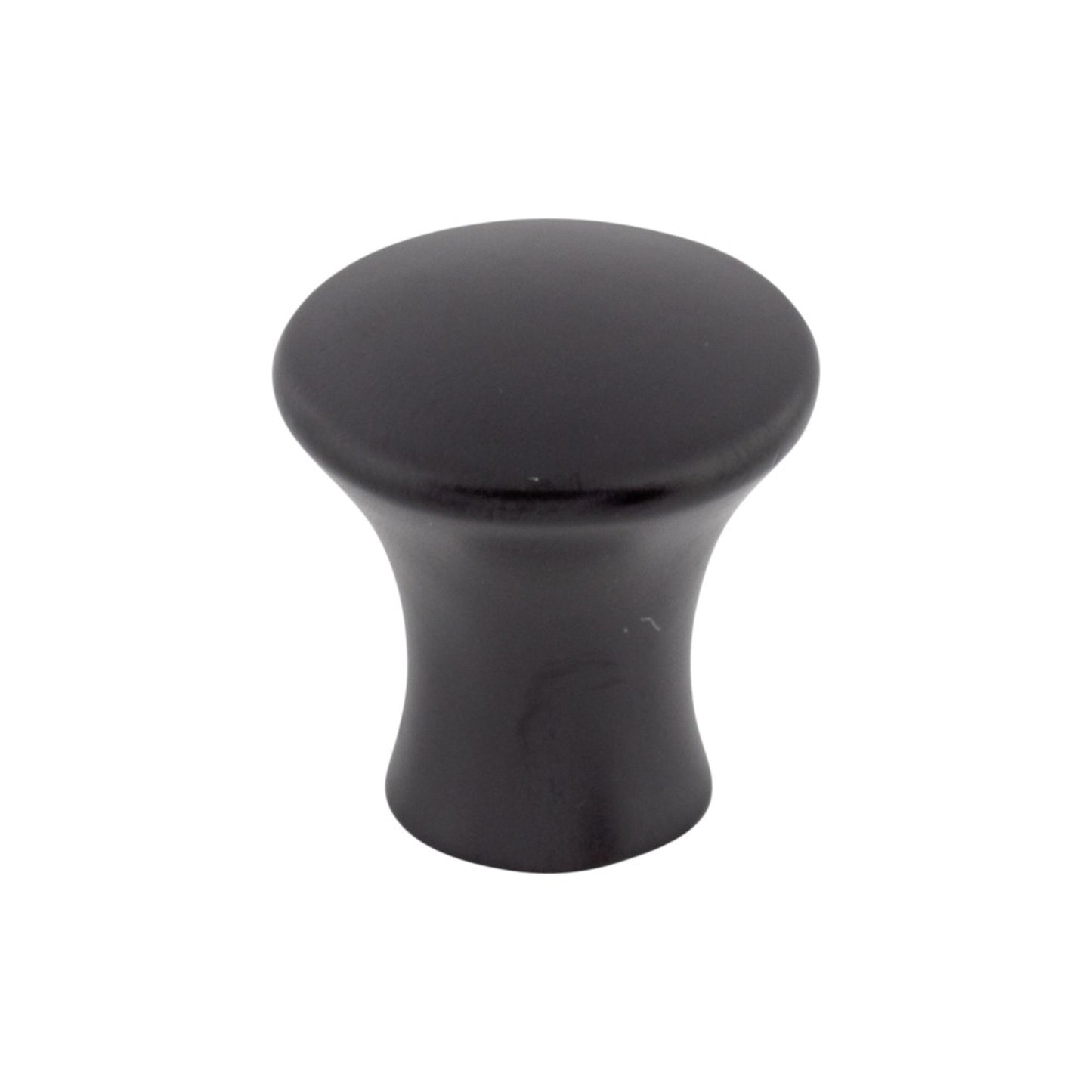 TOP KNOBS TK590BLK Oculus 7/8" Diameter Round Knob - Flat Black