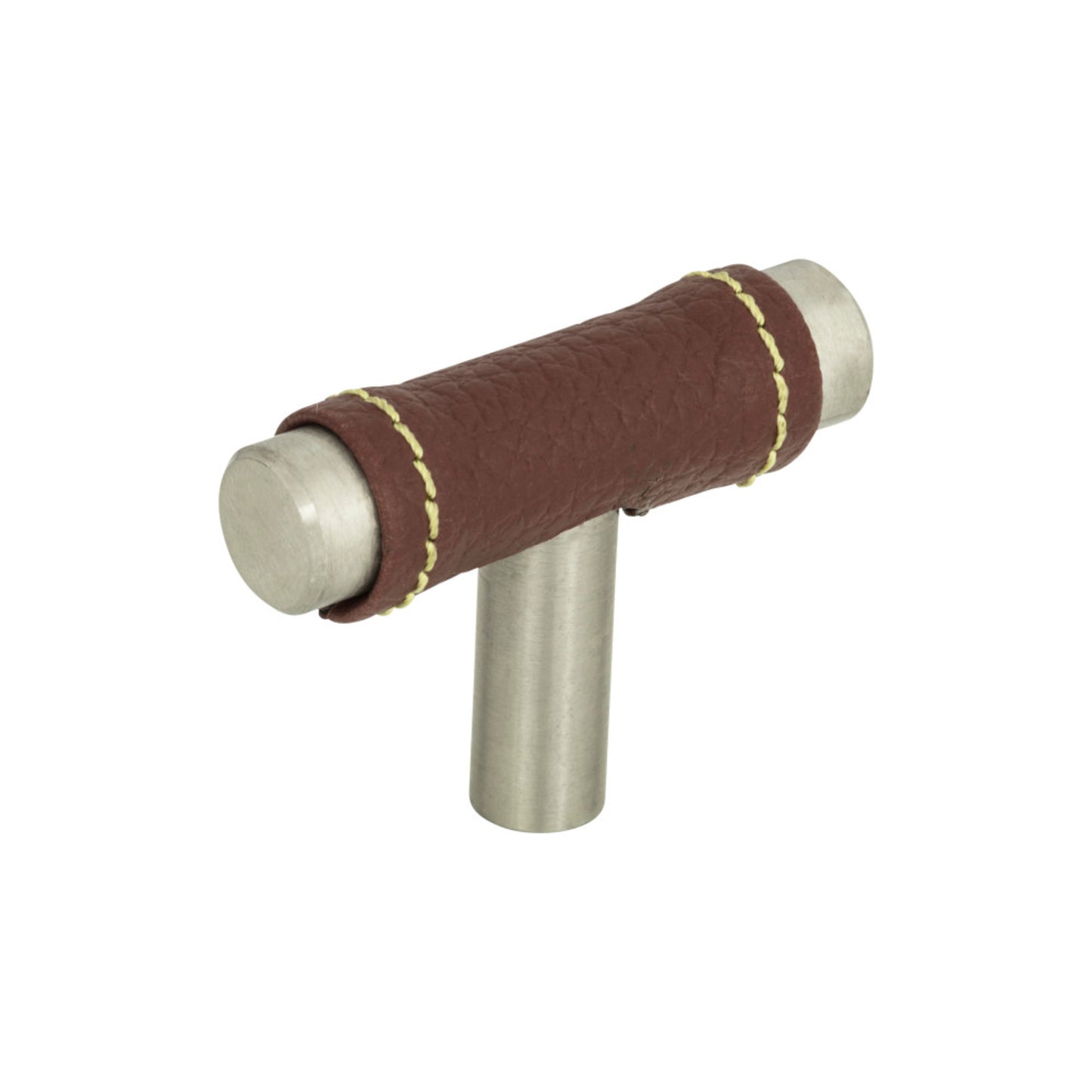 ATLAS 288-OW-BRN Zanzibar 1 7/8" Length Geometric Knob - Brushed Nickel