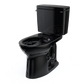 TOTO CST776CEF#51 Drake Two-Piece Elongated 1.28 GPF Universal Height TORNADO FLUSH Toilet , Ebony