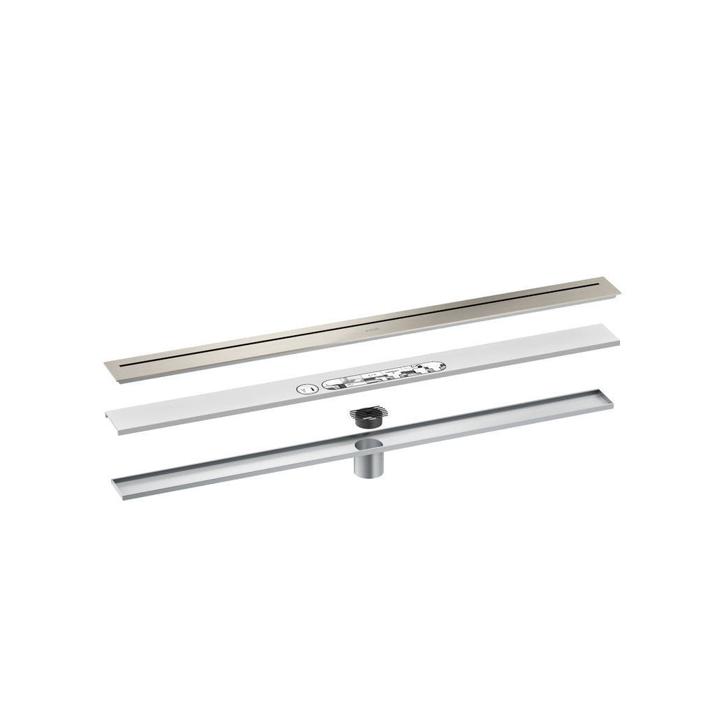 AXOR 42522801 Drains Floor Installation 35 7/16" - Stainless Steel Optic