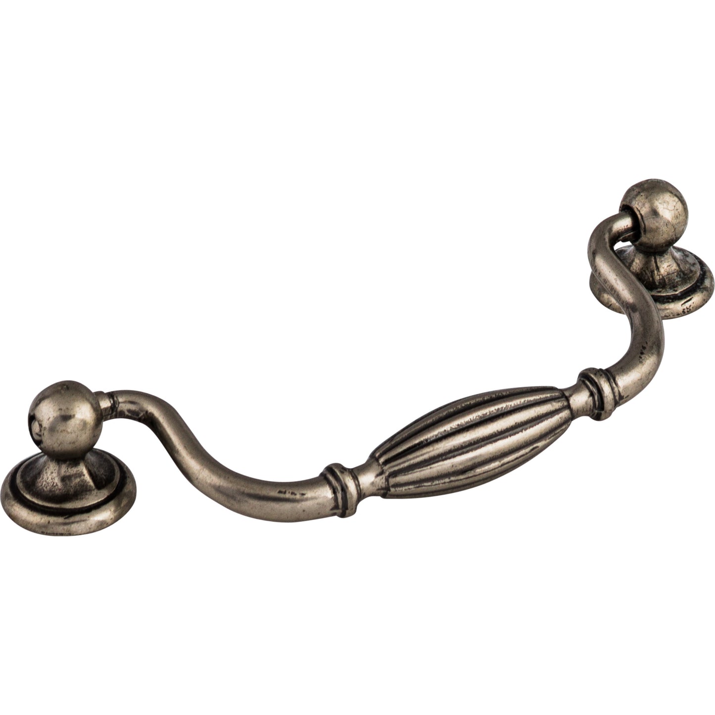 TOP KNOBS M133 Tuscany 5 1/16" Center to Center Bar Pull - Pewter Antique