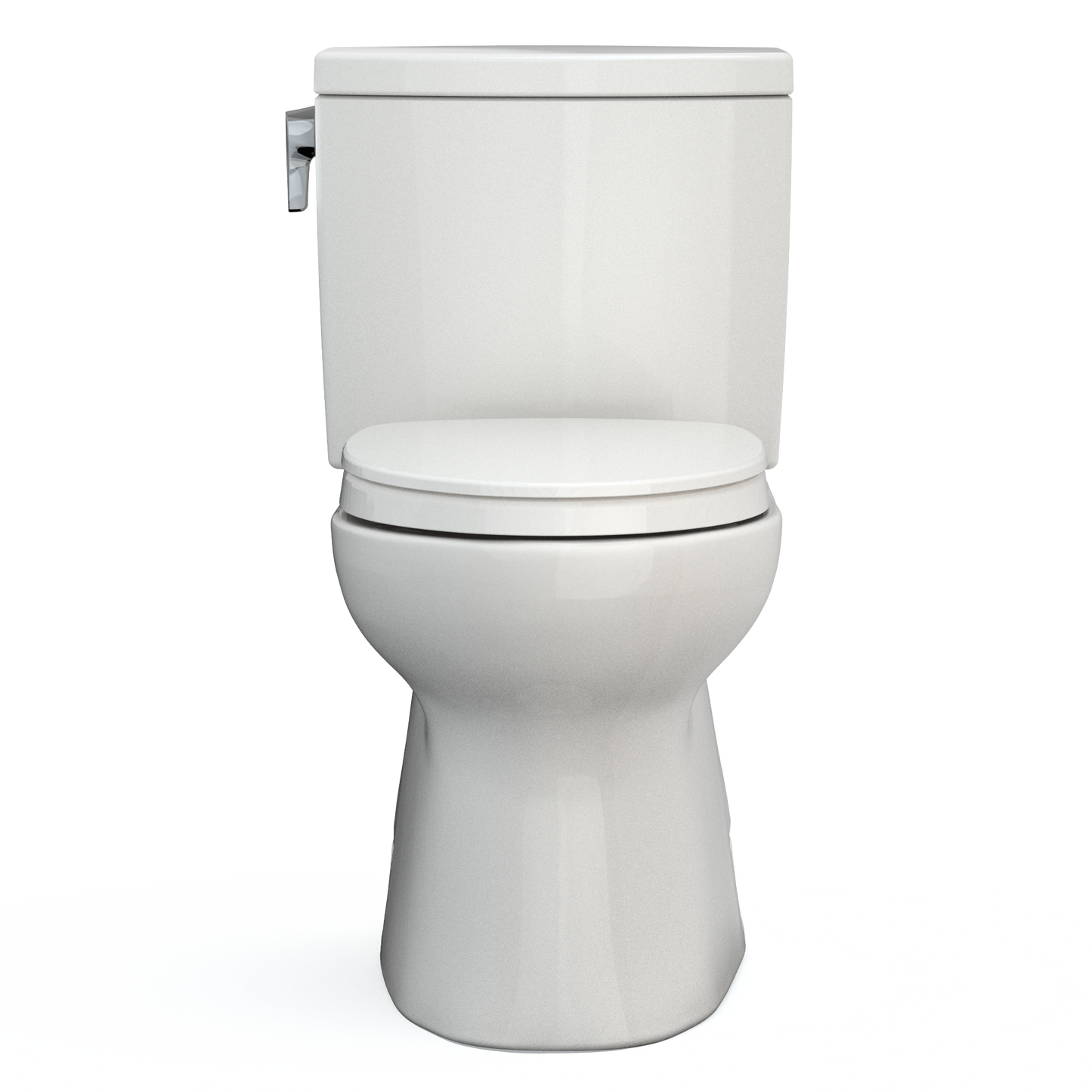 TOTO MS474124CUFG#11 Vespin II 1G Two-Piece Elongated 1.0 GPF Universal Height Toilet with CEFIONTECT and SS124 SoftClose Seat , Colonial White