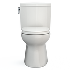TOTO MS474124CUFG#11 Vespin Ii 1G Two-Piece Elongated 1.0 Gpf Universal Height Toilet With Cefiontect And Ss124 Softclose Seat - Colonial White