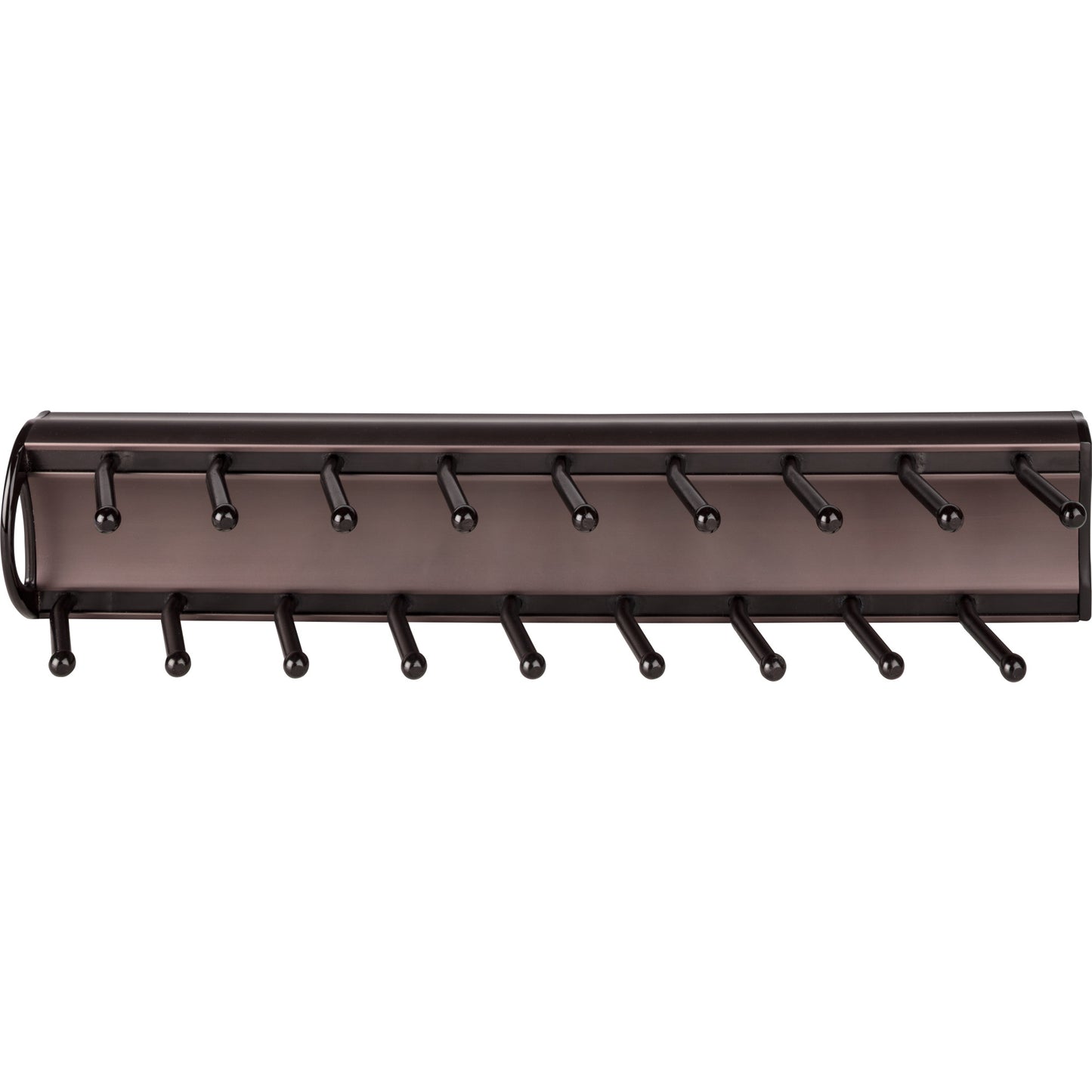 HARDWARE RESOURCES 355T-ORB Dark Bronze 14" Tie Rack - Dark Bronze