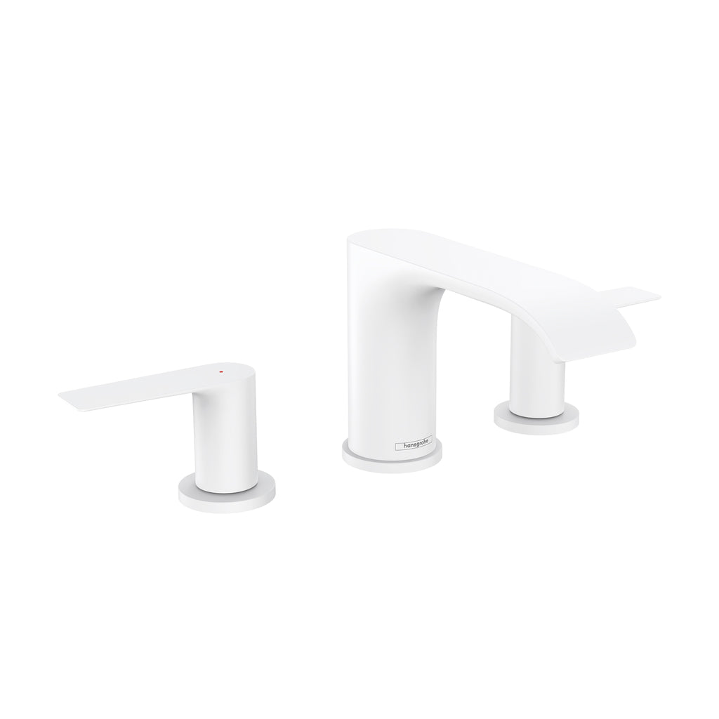 HANSGROHE 75033701 Vivenis Widespread Faucet 95 with Pop-UP Drain, 1.2 GPM - Matte White