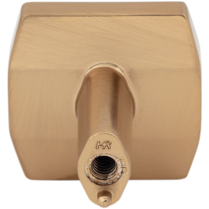 ELEMENTS 641SBZ William 1-1/4" Length Square Knob - Satin Bronze