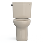 TOTO CST775CSFG#03 Drake Two-Piece Round 1.6 Gpf Universal Height Tornado Flush Toilet With Cefiontect - Bone