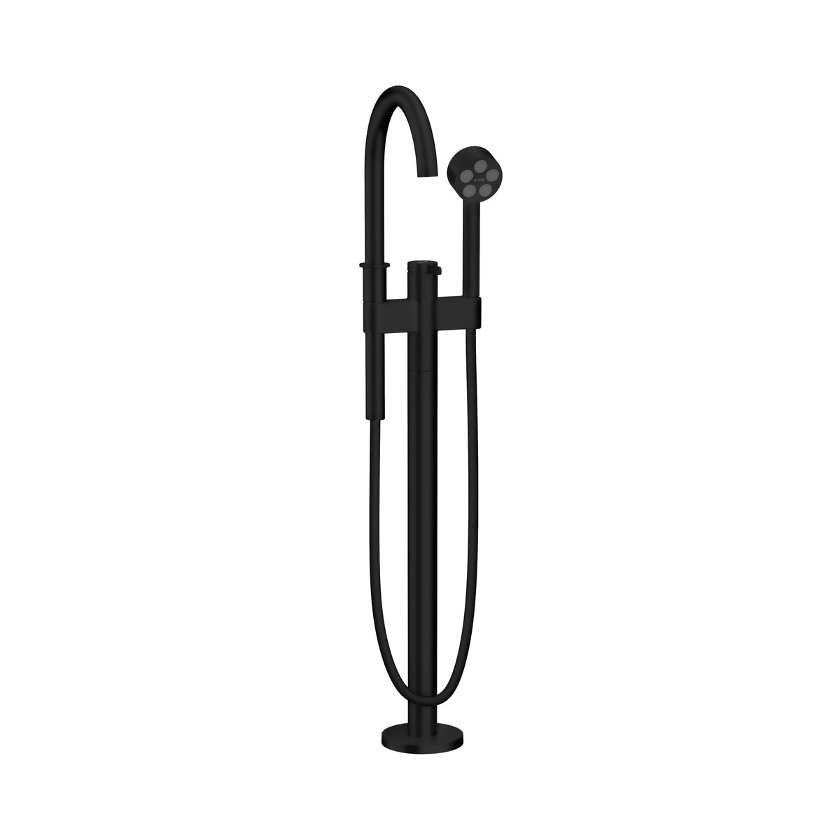 AXOR 48441671 ONE Freestanding Tub Filler Trim with 1.75 GPM Handshower - Matte Black