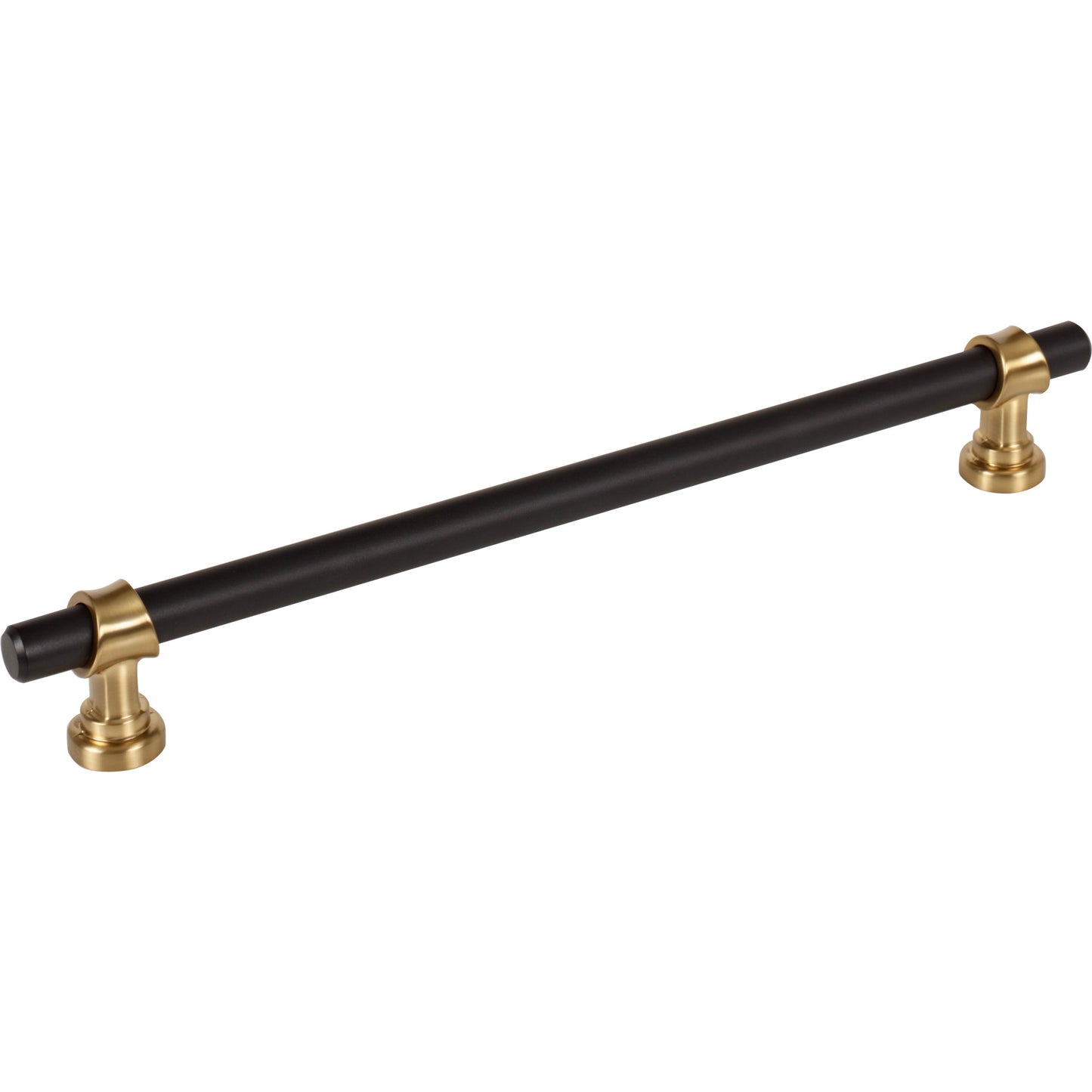 TOP KNOBS M2752 Bit 8 13/16" Center to Center Bar Pull - Flat Black and Honey Bronze