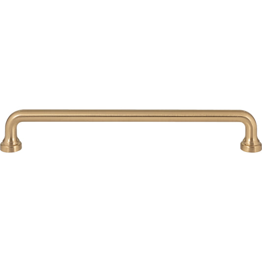 ATLAS A644-WB Malin 7 9/16" Center to Center Bar Pull - Warm Brass