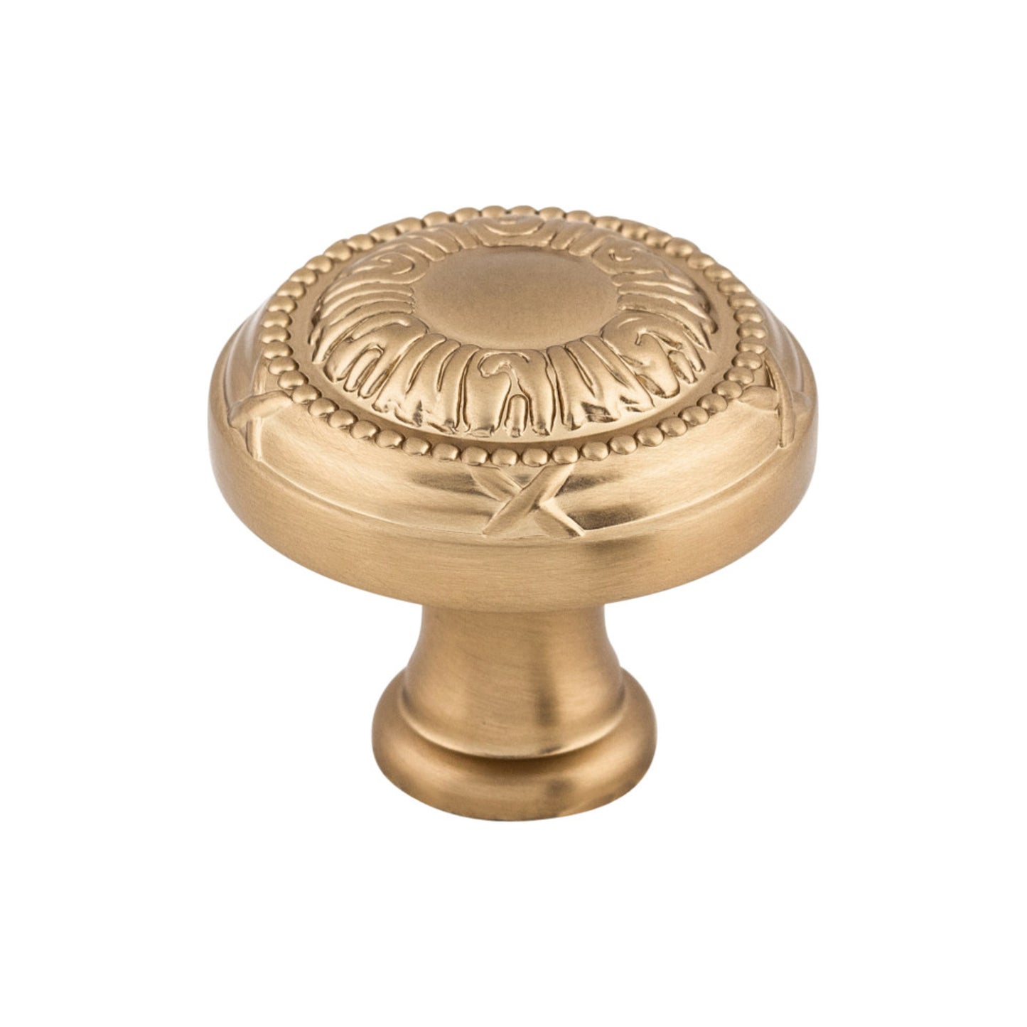 TOP KNOBS M1645 Ribbon 1 1/4" Diameter Round Knob - Brushed Bronze