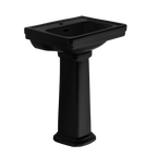 TOTO LPT532N#51 Promenade 24" X 19-1/4" Rectangular Pedestal Bathroom Sink For Single Hole Faucets - Ebony