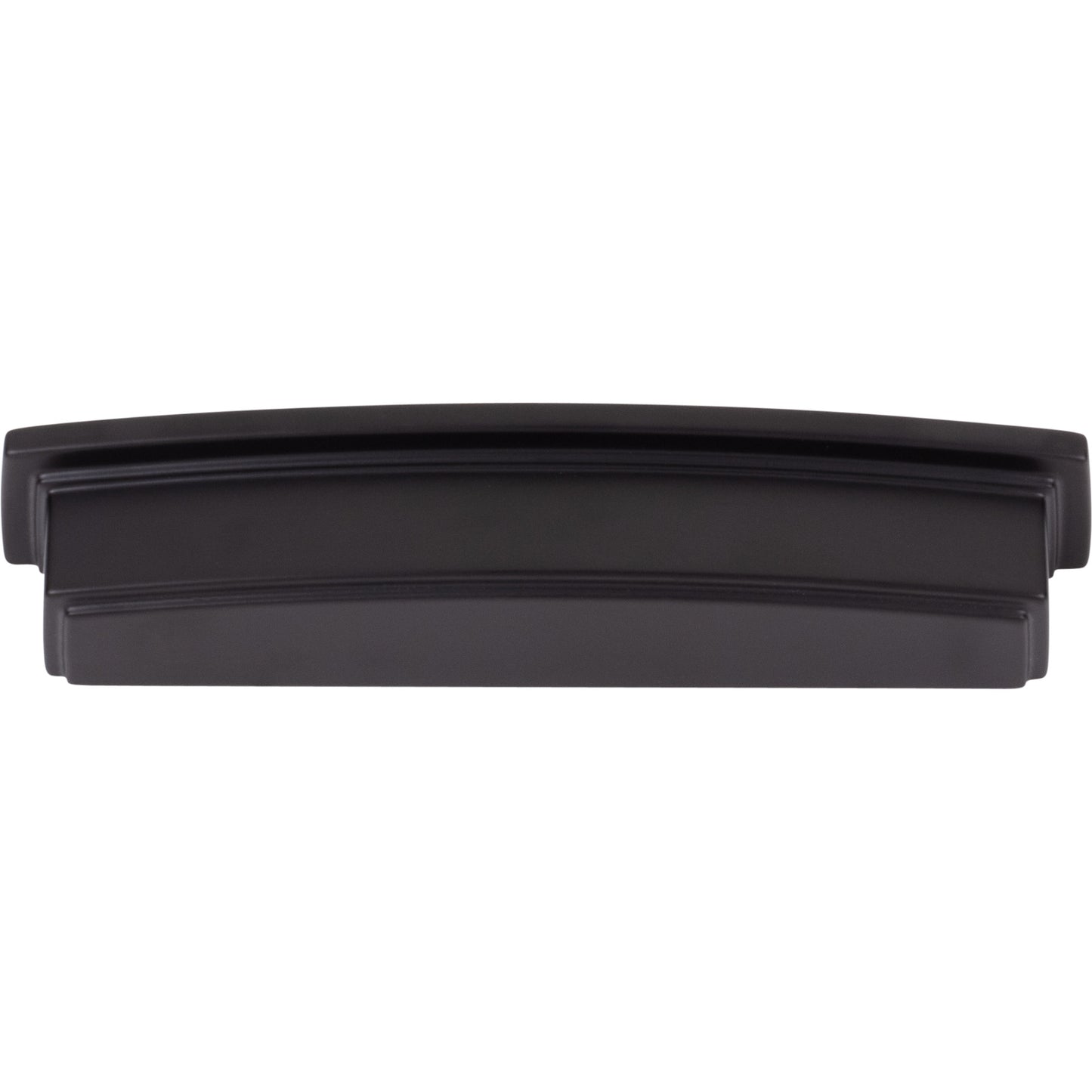 JEFFREY ALEXANDER 141-128MB Renzo 128 mm Center-to-Center Cup/Bin Pull - Matte Black