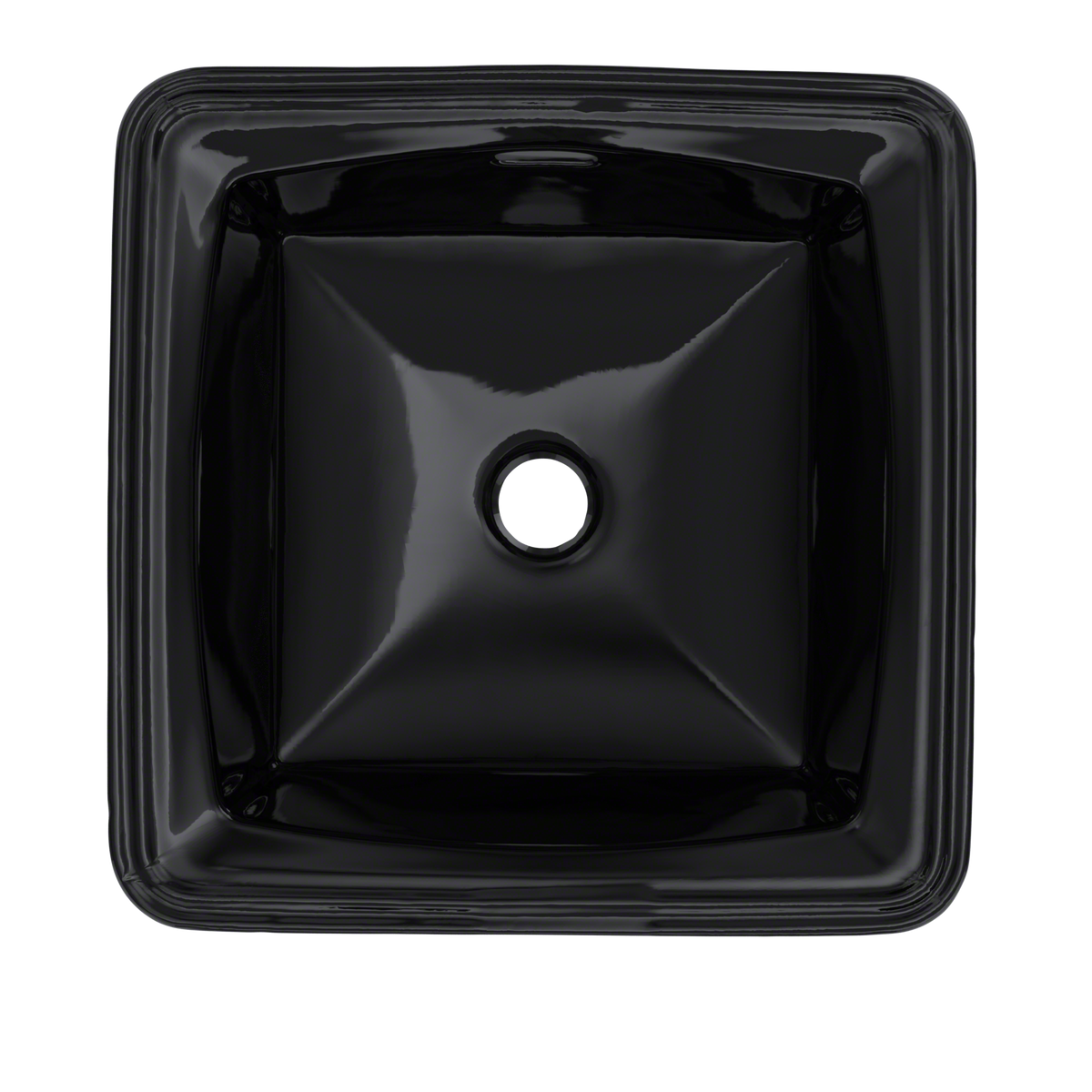 TOTO LT491#51 Connelly Square Undermount Bathroom Sink - Ebony