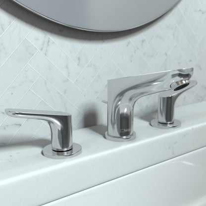 HANSGROHE 04369000 Focus Widespread Faucet 100 with Pop-Up Drain, 1.2 GPM - Chrome