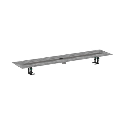 HANSGROHE 56015181 RainDrain 2" outlet 47 1/4" (1200mm) - Brushed Stainless Steel