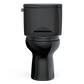 TOTO MS454124CEF#51 Drake II Two-Piece Elongated 1.28 GPF Universal Height Toilet with SS124 SoftClose Seat , Ebony