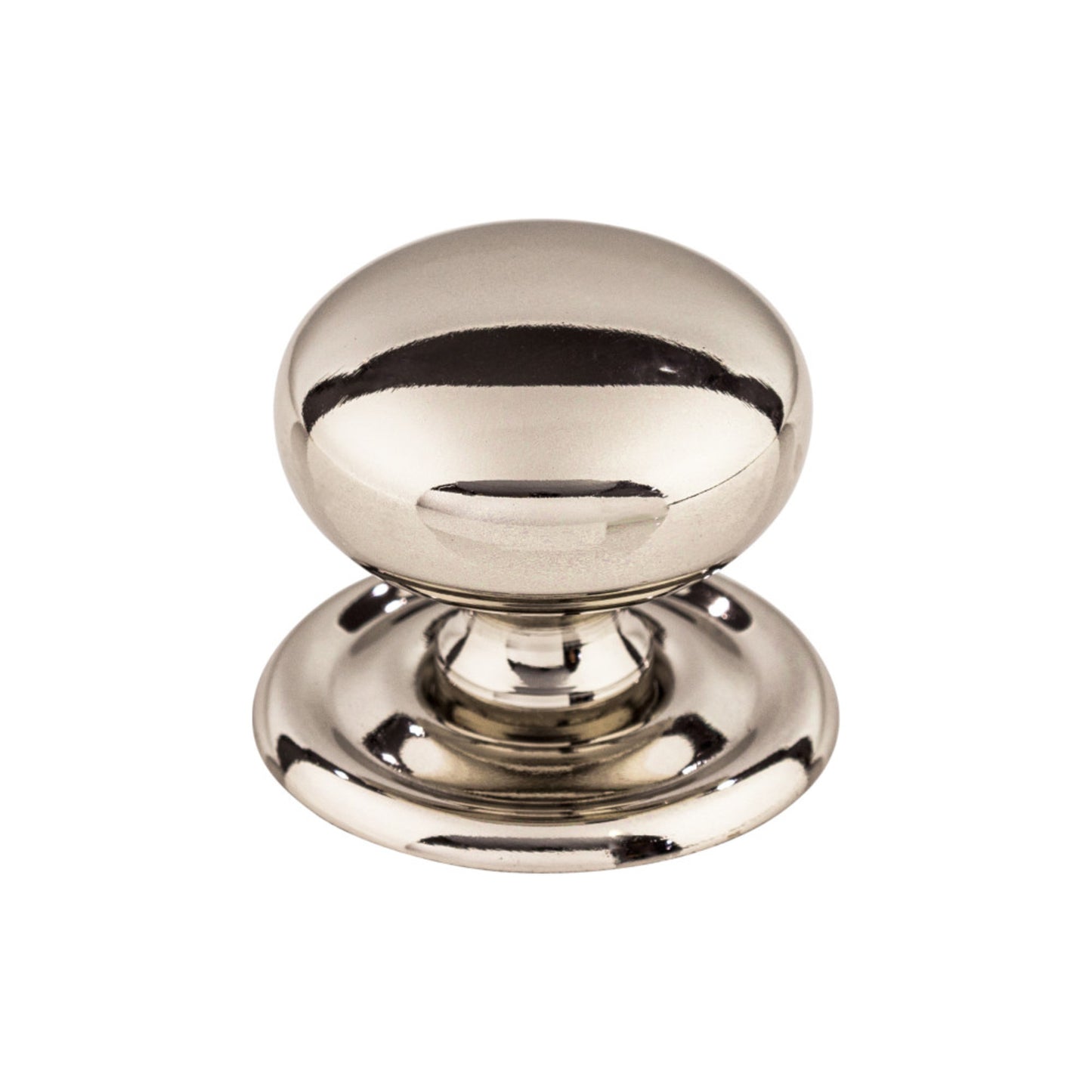 TOP KNOBS M1316 Victoria 1 1/4" Diameter Round Knob - Polished Nickel