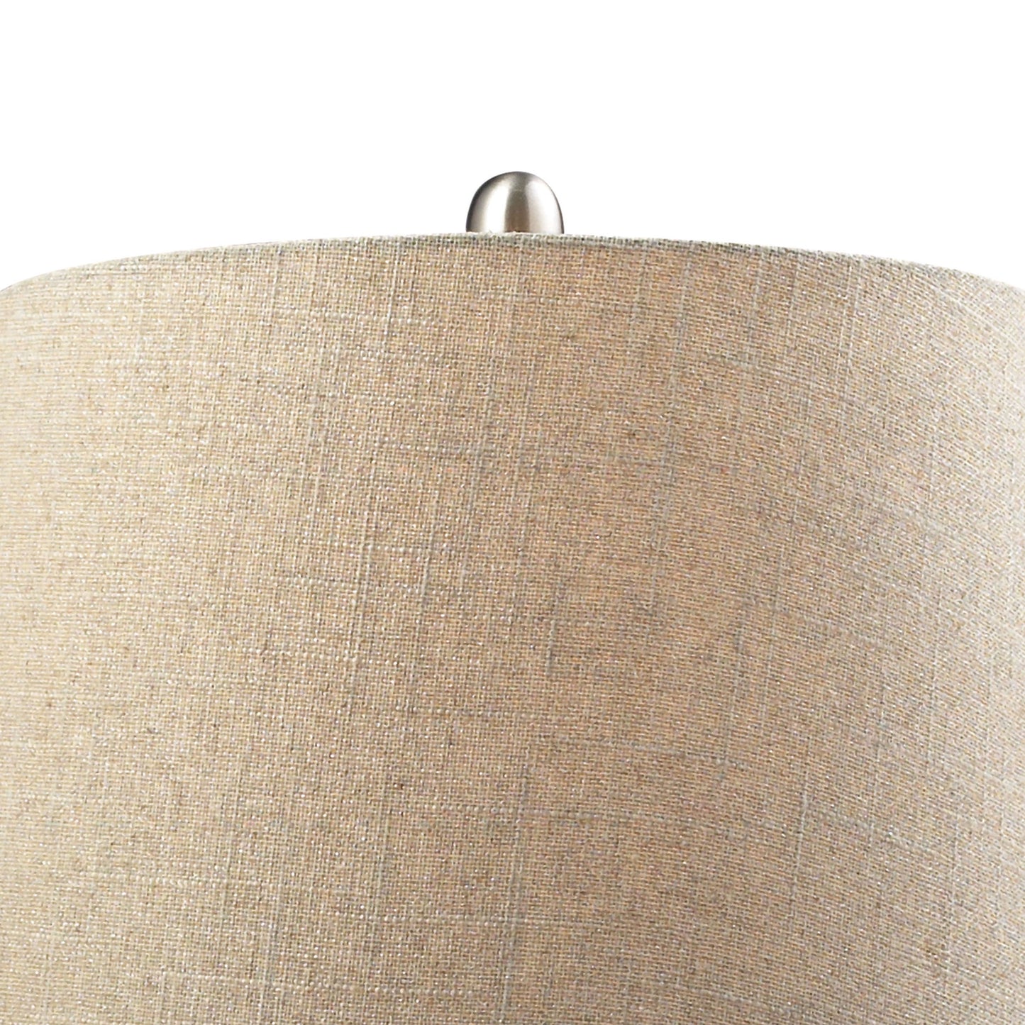 ELK SIGNATURE D141 Smoked Glass 25'' High 1-Light Table Lamp - Brushed Steel