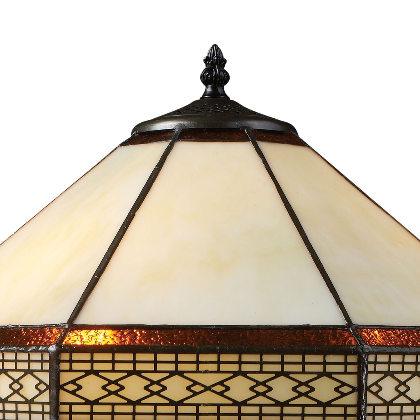 MARKETPLACE D1858 Stone Filigree 24'' High 2-Light Table Lamp - Tiffany Bronze