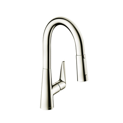 HANSGROHE 72815831 Talis S Prep Kitchen Faucet, 2-Spray Pull-Down, 1.75 GPM - Polished Nickel