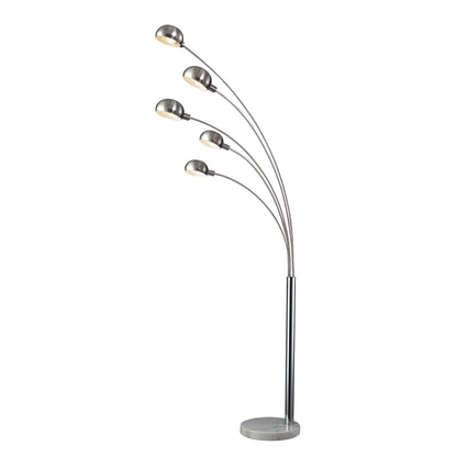 ELK SIGNATURE D2173 Penbrook 83'' High 5-Light Floor Lamp - Chrome