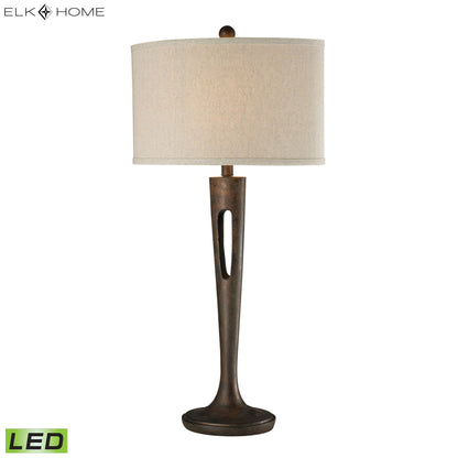 ELK SIGNATURE D2426-LED Martcliff 35'' High 1-Light Table Lamp - Burnished Bronze