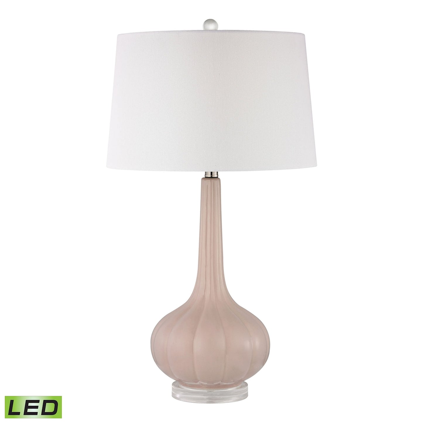 ELK SIGNATURE D2459-LED Abbey Lane 30'' High 1-Light Table Lamp - Pink