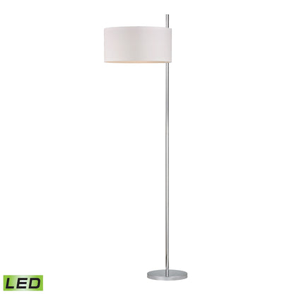 ELK STUDIO D2473-LED Attwood 64'' High 1-Light Floor Lamp - Polished Nickel