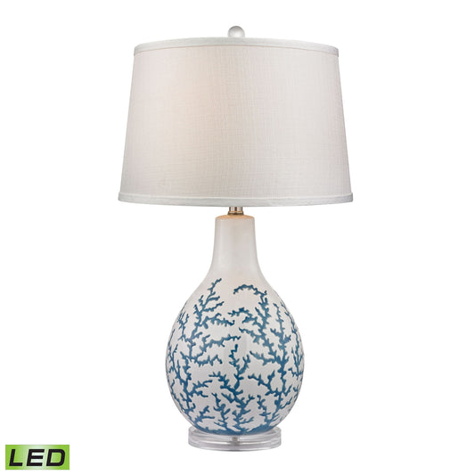 ELK STUDIO D2478-LED Sixpenny 27'' High 1-Light Table Lamp - Pale Blue