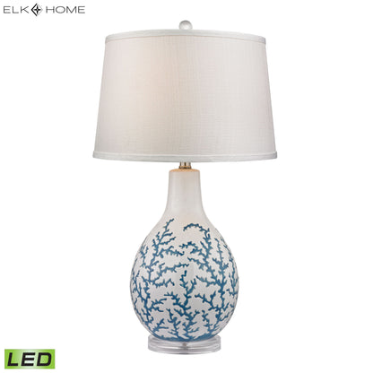 ELK STUDIO D2478-LED Sixpenny 27'' High 1-Light Table Lamp - Pale Blue