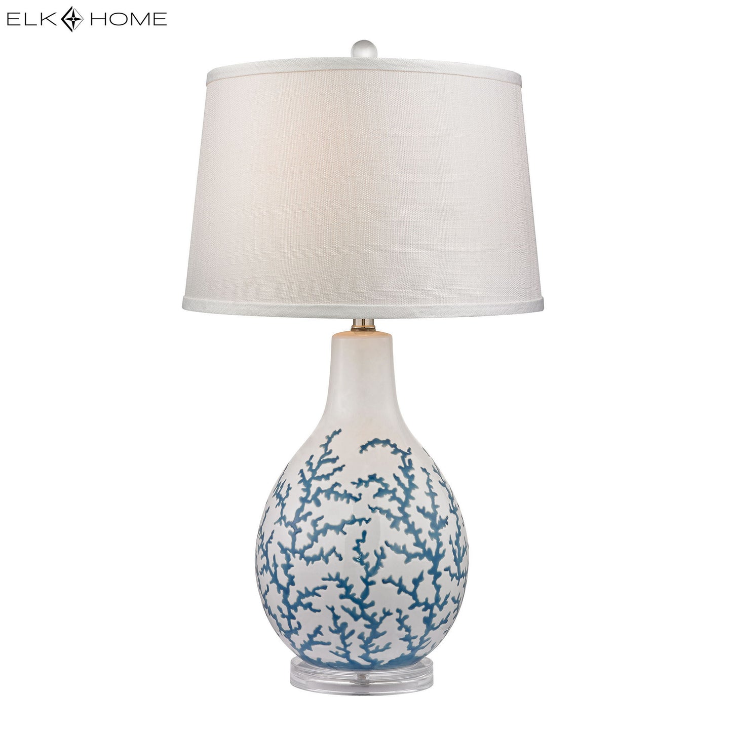 ELK STUDIO D2478 Sixpenny 27'' High 1-Light Table Lamp - Pale Blue