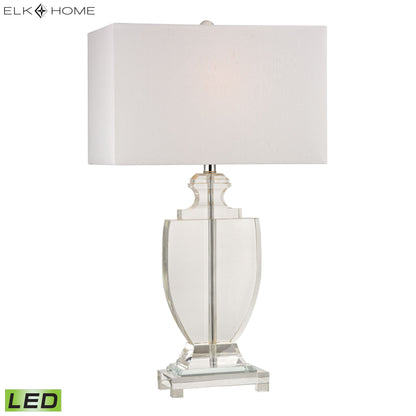 ELK SIGNATURE D2483-LED Avonmead 26'' High 1-Light Table Lamp - Clear