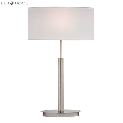 ELK STUDIO D2549 Port Elizabeth 24'' High 1-Light Table Lamp - Satin Nickel