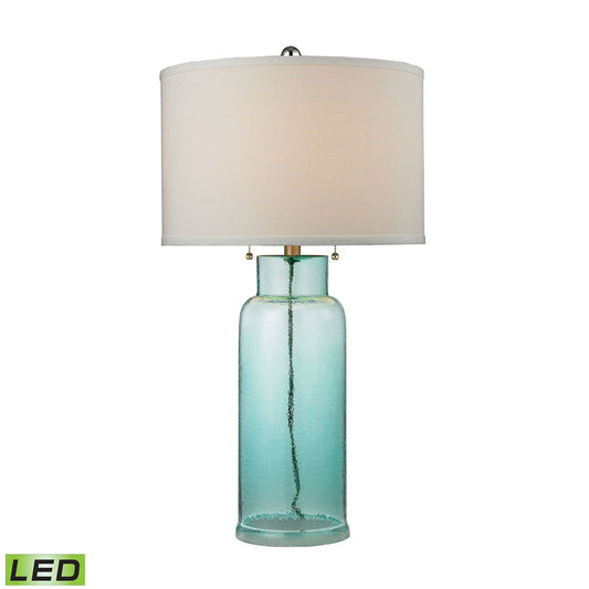 ELK SIGNATURE D2622-LED Glass Bottle 30'' High 1-Light Table Lamp - Seafoam Green