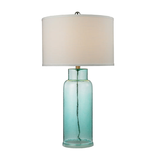 ELK SIGNATURE D2622 Glass Bottle 30'' High 1-Light Table Lamp - Seafoam Green