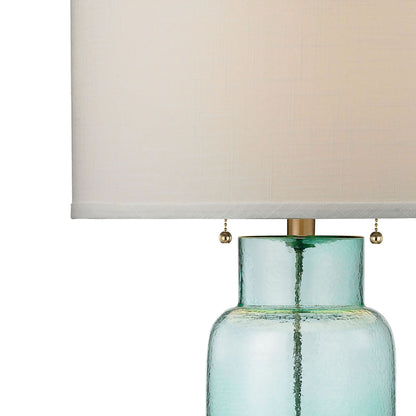 ELK SIGNATURE D2622 Glass Bottle 30'' High 1-Light Table Lamp - Seafoam Green