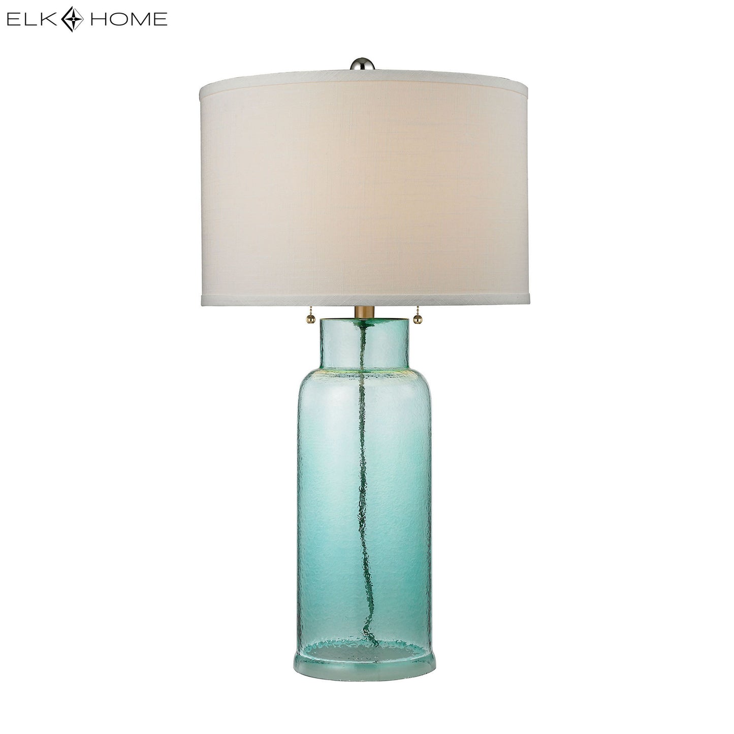 ELK SIGNATURE D2622 Glass Bottle 30'' High 1-Light Table Lamp - Seafoam Green