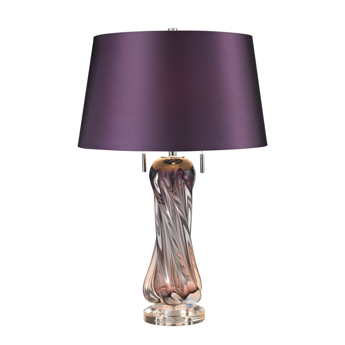 ELK SIGNATURE D2663 Vergato 24'' High 2-Light Table Lamp - Purple