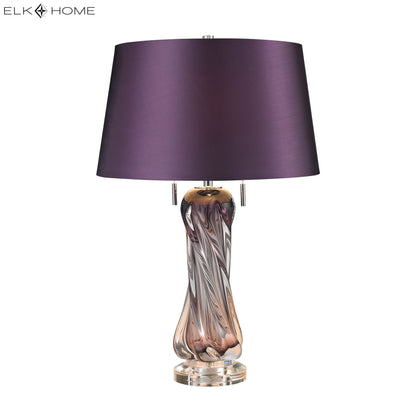 ELK SIGNATURE D2663 Vergato 24'' High 2-Light Table Lamp - Purple