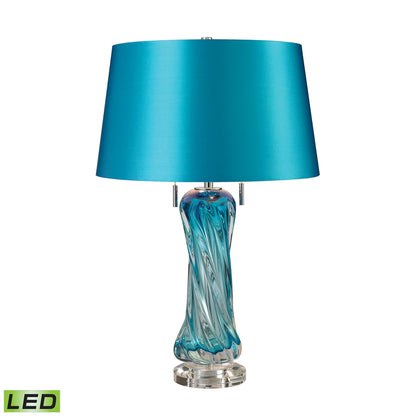 ELK SIGNATURE D2664-LED Vergato 24'' High 2-Light Table Lamp - Blue LED