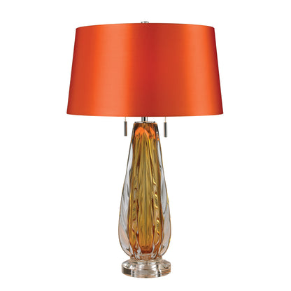 ELK SIGNATURE D2669 Modena 26'' High 2-Light Table Lamp - Amber