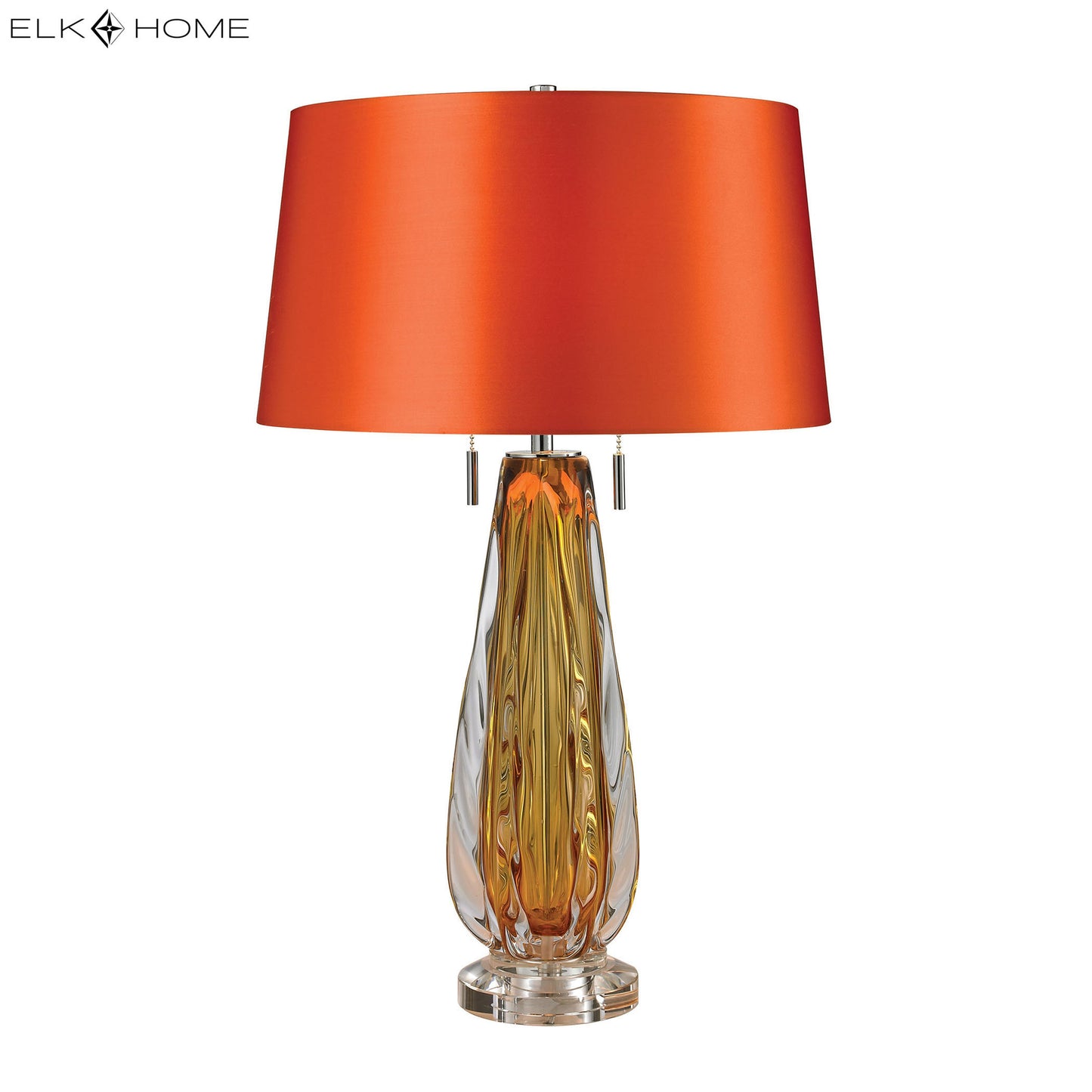 ELK SIGNATURE D2669 Modena 26'' High 2-Light Table Lamp - Amber