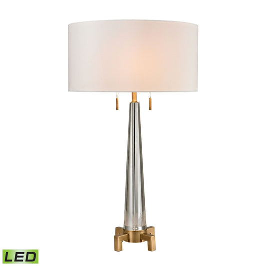 ELK SIGNATURE D2682-LED Bedford 30'' High 2-Light Table Lamp - Aged Brass